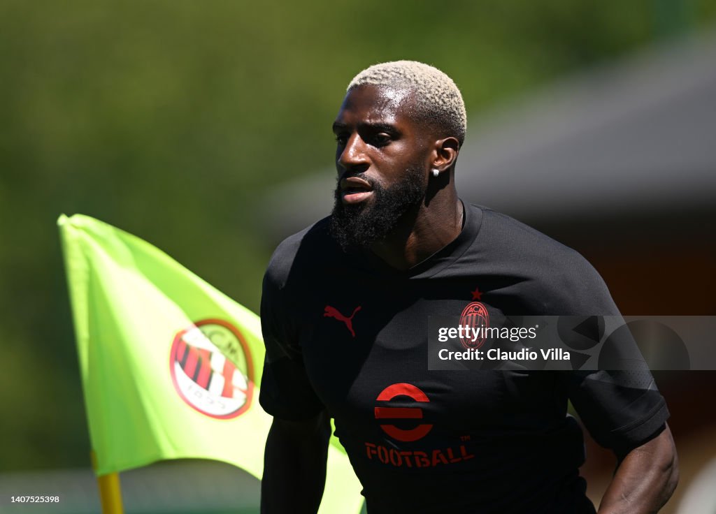 AC Milan Training Session & Press Conference