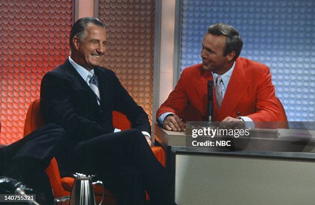 Pictured: U.S. Vice President Spiro Agnew, guest host Arnold Palmer on July 17, 1970 -- Photo by: NBC/NBCU Photo Bank