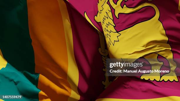 flag of sri lanka - sri lanka flag stock pictures, royalty-free photos & images