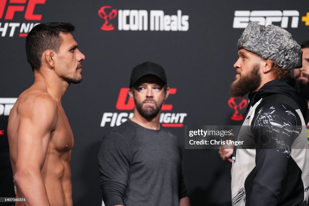 UFC Fight Night: Dos Anjos v Fiziev Weigh-in
