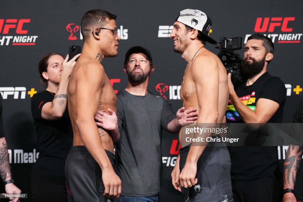 UFC Fight Night: Dos Anjos v Fiziev Weigh-in