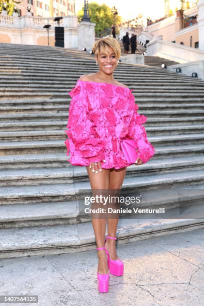 Ariana DeBose attends the Valentino Haute Couture Fall/Winter 22/23 fashion show on July 08, 2022 in Rome, Italy.