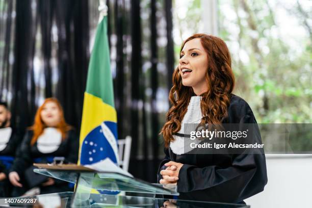 university student at graduation speech - graduation speech stock pictures, royalty-free photos & images