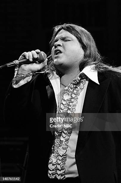 Episode 15 -- Pictured: Musical guest Meat Loaf performs on March 25, 1978 -- Photo by: NBCU Photo Bank