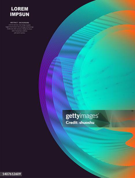 abstract color gradient liquid blend bright wave curve fashion pattern background for design - fiber texture stock illustrations