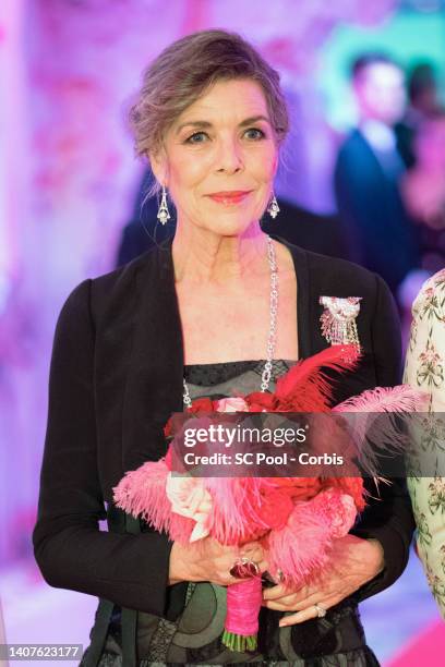 Princess Caroline of Hanover attends the Rose Ball 2022 on July 08, 2022 in Monte-Carlo, Monaco.