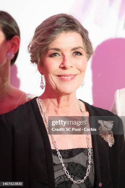 Princess Caroline of Hanover attends the Rose Ball 2022 on July 08, 2022 in Monte-Carlo, Monaco.