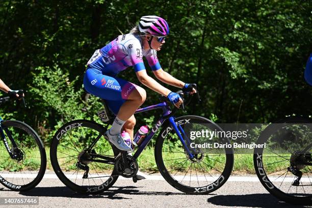 Georgia Williams of New Zealand and Team BikeExchange - Jayco competes during the 33rd Giro d'Italia Donne 2022 - Stage 9 a 112,8km stage from San...