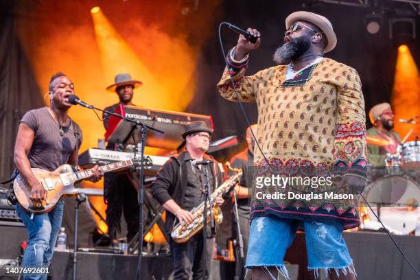 Black Thought of The Roots performs at Mass MoCA on July 08, 2022 in North Adams, Massachusetts.