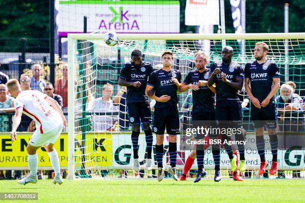 Jeffry Fortes of De Graafschap, Jesse Schuurman of De Graafschap, Siem de Jong of De Graafschap, Danzell Gravenberch of De Graafschap and Xandro...