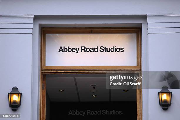 Abbey Road Studios in St John's Wood on March 5, 2012 in London, England. Abbey Road in North London has been made famous by 1960s bands such as The...