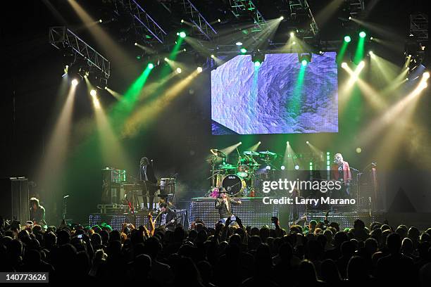 Guns N' Roses perform at Fillmore Miami Beach on March 5, 2012 in Miami Beach, Florida.