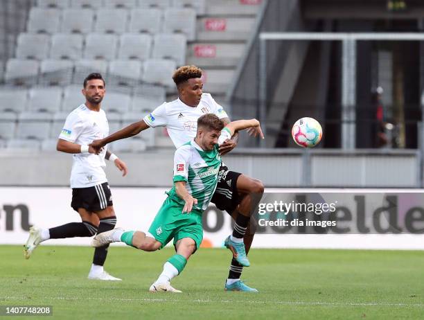 Gedson Fernandes of Besiktas in action during the Club Friendlies match between Besiktas JK v Werder at Tivoli Stadion Tirol on July 9, 2022 in...