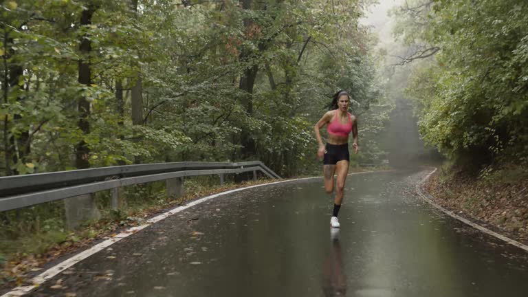 Woman Getting Rained On While Running Beautiful Woman In The Rain Videos and HD Footage - Getty Images