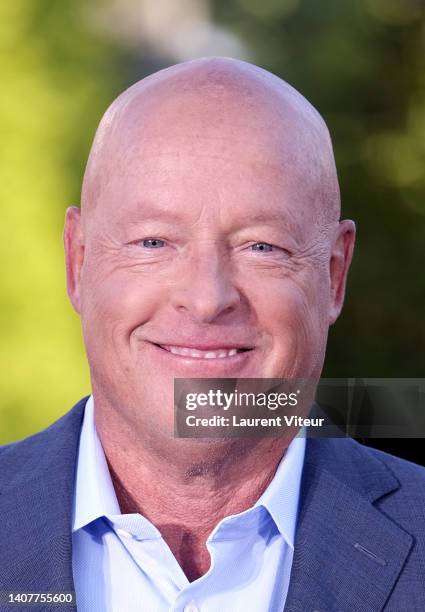 Of Disney Bob Chapek attends Marvel Avengers Campus opening ceremony at Disneyland Paris on July 09, 2022 in Paris, France.