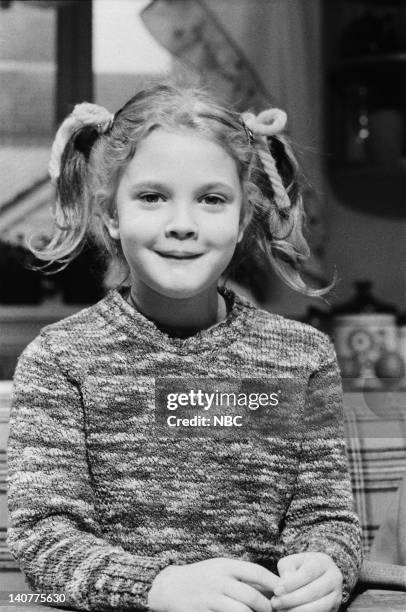 Episode 7 -- Pictured: Drew Barrymore as Gertie during the 'E.T.' skit on November 20, 1982 -- Photo by: Al Levine/NBC/NBCU Photo Bank