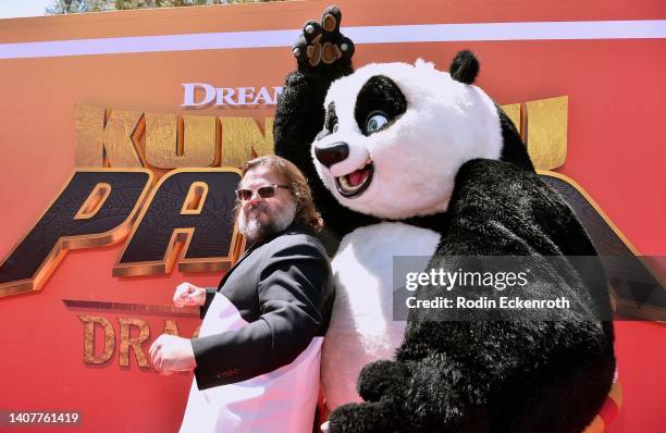 Jack Black attends the Kung Fu Panda: The Dragon Knight Premiere as part of Netflix Family Summer at Autry Museum of the American West on July 09,...