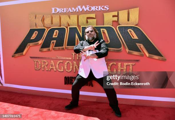 Jack Black attends the Kung Fu Panda: The Dragon Knight Premiere as part of Netflix Family Summer at Autry Museum of the American West on July 09,...