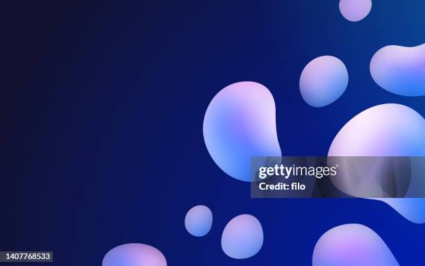 abstract shape background - ball drop stock illustrations