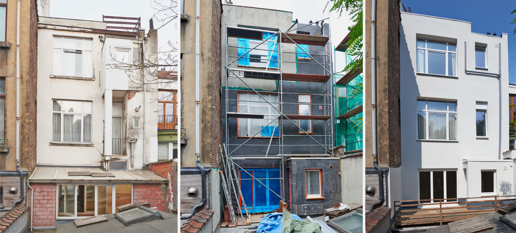 autumn facade preparation