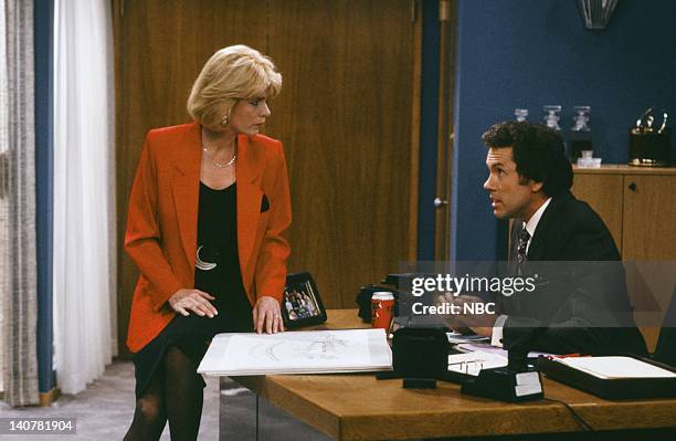 The Wrecker's Ball" Episode 13 -- Pictured: Meredith Baxter as Elyse Keaton, Gary Grubbs as Mr. Willis -- Photo by: NBC/NBCU Photo Bank