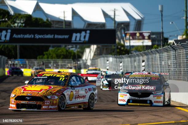 Anton de Pasquale driver of the Shell V-Power Racing Ford Mustang during race 2 of the Townsville 500 round of the 2022 Supercars Championship Season...