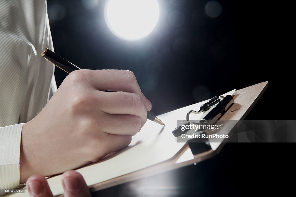 Business woman,hands close-up