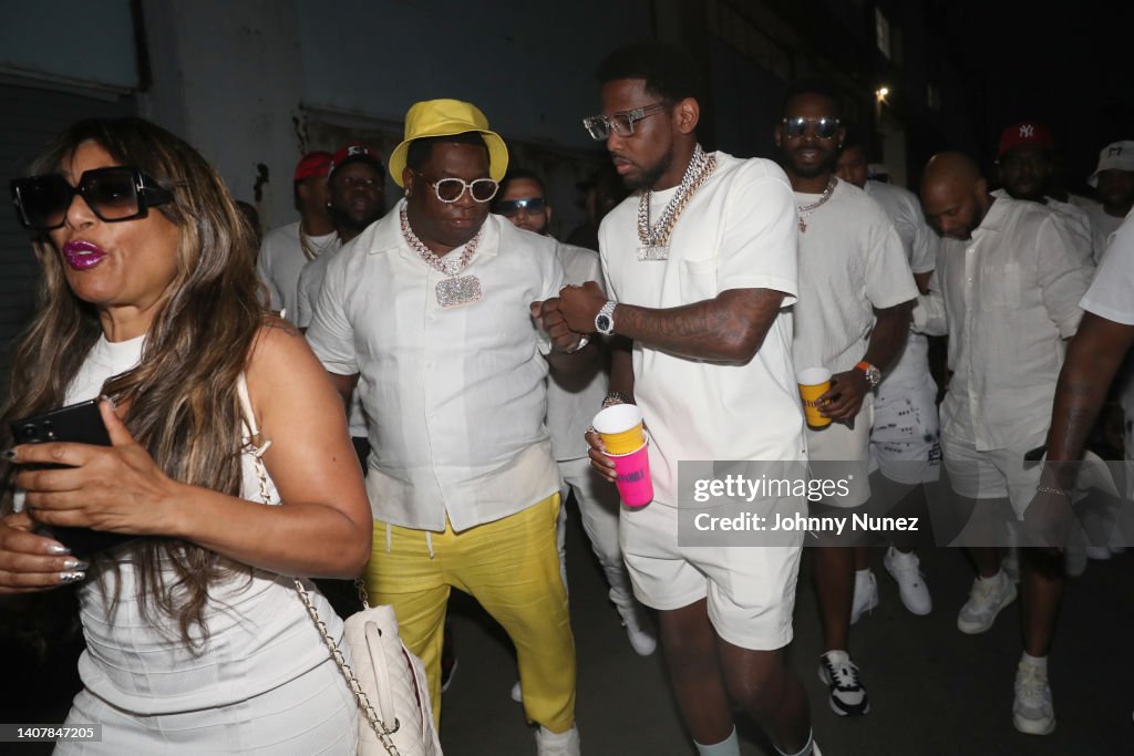 Big Fendi All White Yacht Party