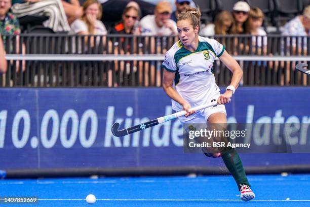 Kristen Paton of South Africa during the FIH Hockey Women's World Cup 2022 match between Ireland and South Africa at the Wagener Hockey Stadium on...