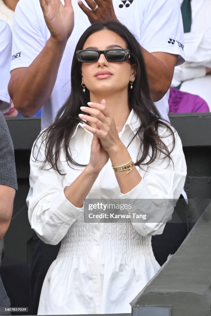 Celebrity Sightings At Wimbledon 2022 - Day 14