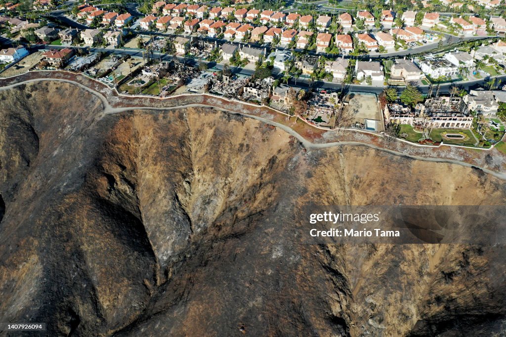 Clean Up Continues From The Laguna Niguel Brushfire In May
