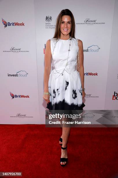 Christina Estrada attends The Queen's Platinum Jubilee Celebration by British American Business Council Los Angeles, BritWeek and Virgin Atlantic at...