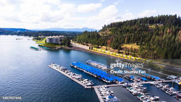 coeur d'alene, idaho - idaho stock pictures, royalty-free photos & images
