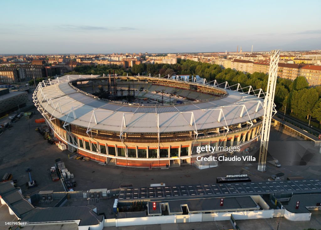 Aerial Views Of Serie A 2022 Venues