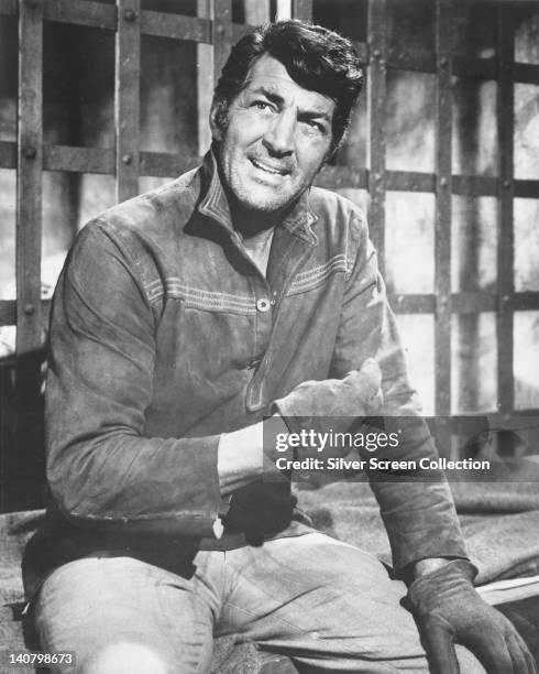 Dean Martin , US actor and singer, in a publicity portrait issued for the film, 'Bandolero!', 1968. The Western, directed by Andrew McLaglen, starred...