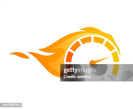 Fiery speedometer Fiery speedometer