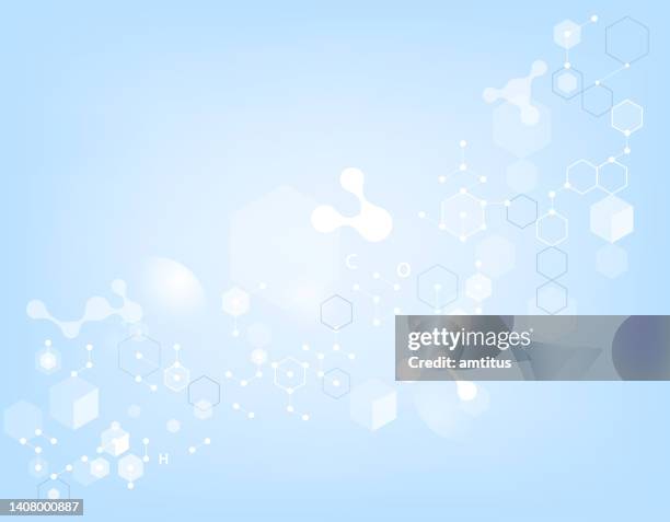 molecular bg - formula background stock illustrations