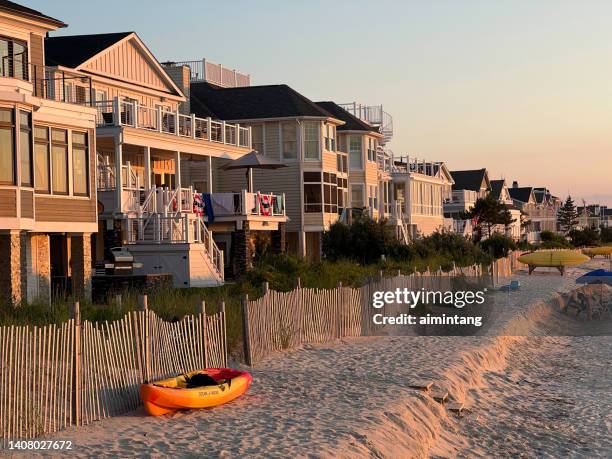 casas de praia - lewes delaware - fotografias e filmes do acervo