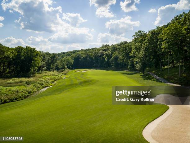 View from the second hole at Valhalla Golf Club on June 5, 2022 in Louisville, Kentucky.