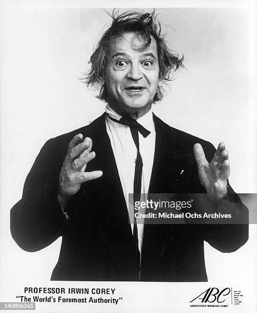Professor Irwin Corey Photos and Premium High Res Pictures - Getty Images