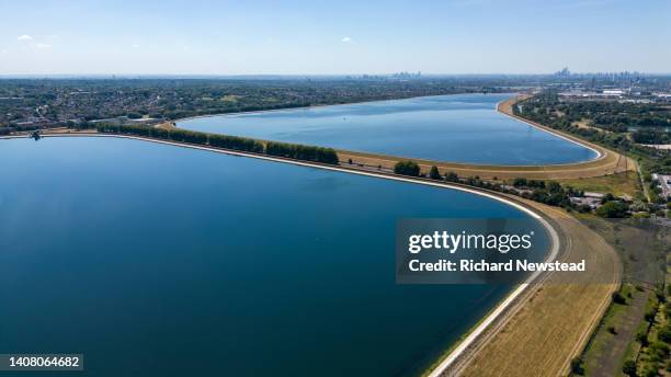 london reservoirs - stausee stock-fotos und bilder