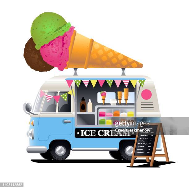 19 Ice Cream Truck Cartoon Photos and Premium High Res Pictures - Getty  Images