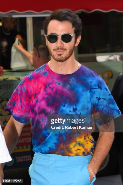 Kevin Jonas is seen in Manhattan on July 11, 2022 in New York City.