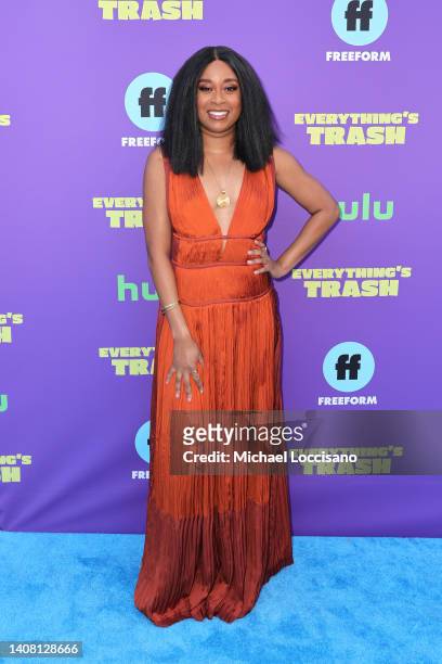 Phoebe Robinson attends the "Everything's Trash" New York Premiere at 74Wythe on July 11, 2022 in New York City.