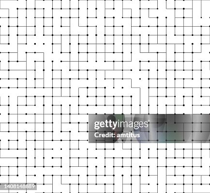 Random Grid Map Random Grid High-Res Vector Graphic - Getty Images