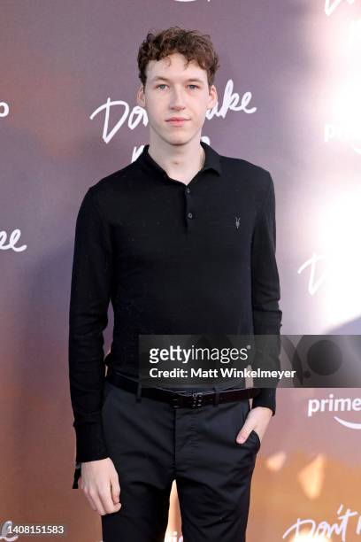 Devin Druid attends the Los Angeles Special Screening of Amazon's "Don't Make Me Go" at NeueHouse Los Angeles on July 11, 2022 in Hollywood,...