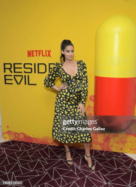 Paola Núñez attends Resident Evil S1 Special Screening at The London West Hollywood at Beverly Hills on July 11, 2022 in West Hollywood, California.