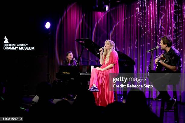 Christina Perri performs at The Drop: Christina Perri at The GRAMMY Museum on July 11, 2022 in Los Angeles, California.