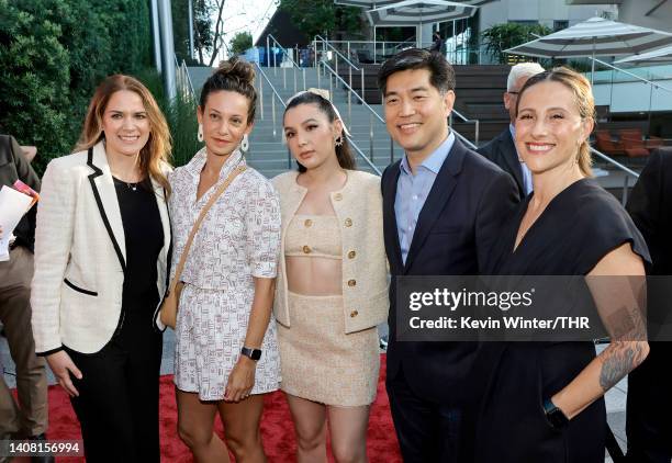 Julie Rapaport, Leah Holzer, Hannah Marks, Albert Cheng, and guest attend the Los Angeles Special Screening of Amazon's "Don't Make Me Go" at...