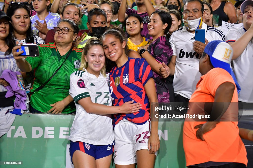 United States v Mexico - 2022 Concacaf W Championship